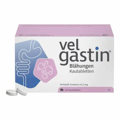 Velgastin kõhupuhitus närimistabletid, 100 tk Velgastin kõhupuhitus närimistabletid, 100 tk
