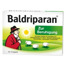 Sedatsiooniga kaetud tabletid Baldriparan, 30 tk