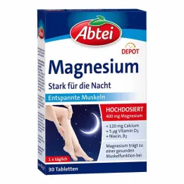 Abbey Magnesium Strong for the Night Depot tabletid, 30 tk