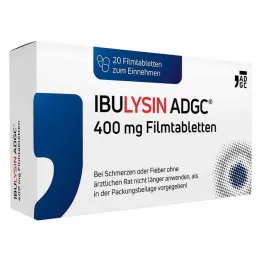 IBULYSIN ADGC® 400 mg õhukese polümeerikattega tabletid, 20 tk