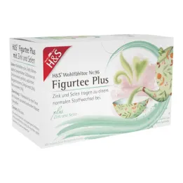 H&S Figure Tea Plus tsingi ja seleeni filtrikotiga, 20X1,5 g
