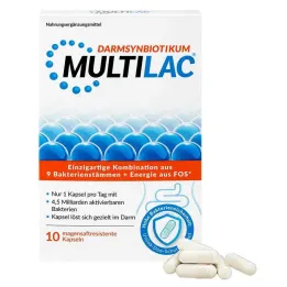 Multilac Synbiotic gastroresistentsed kapslid, 10 tk