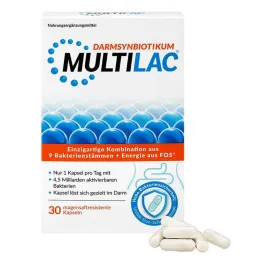 Multilac Synbiotic gastroresistentsed kapslid, 30 tk