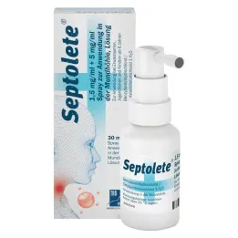 Septolete 1,5 mg/ml + 5 mg/ml pihusti, 30 ml