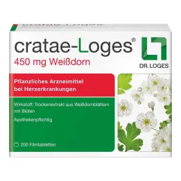 cratae-Loges 450 mg viirpuu õhukese polümeerikattega tabletid, 200 tk