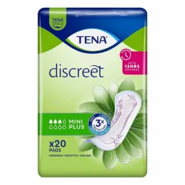 TENA® diskreetsed Mini Plus padjad uriinipidamatuse jaoks, 20 tk