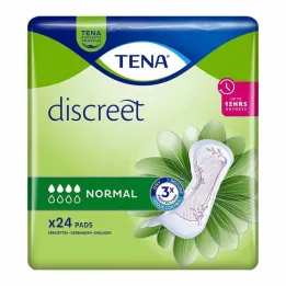 TENA® diskreetsed normaalsed padjakesed inkontinentsi jaoks, 24 tk