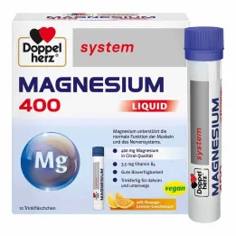 Doppelherz Magnesium 400 vedelikusüsteemi joogiampull, 10 tk