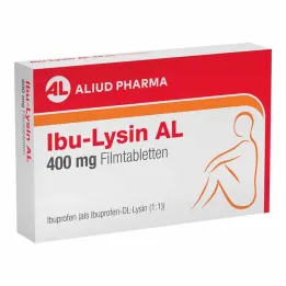 Ibu-lüsiin AL 400 mg õhukese polümeerikattega tabletid, 10 tk
