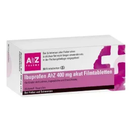 Ibuprofen AbZ 400 mg ägedad õhukese polümeerikattega tabletid, 50 tk