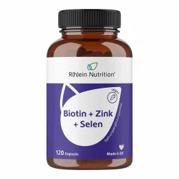 Biotiin + tsink + seleen nahale ja juustele & küünekapslid, 120 tk
