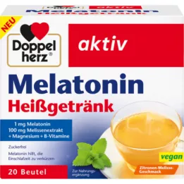 DOPPELHERZ melatoniini kuuma joogi granulaat, 20 tk
