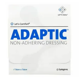 Adaptic 7,6x7,6 cm niiske haavaplaaster 3M 2012, 50 tk
