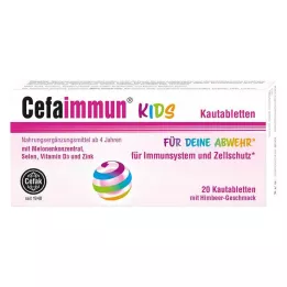 CEFAIMMUN KIDS Närimistabletid, 20 tk