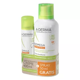 A-DERMA promo-kit EXOMEGA CONTROL creme+pihusti, 1 tk
