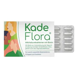 Kadeflora piimhappebakterid biotiinkapslitega, 30 tk