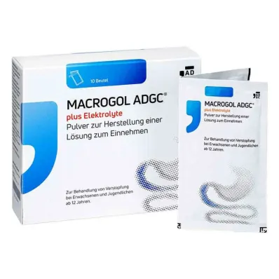 Macrogol ADGC® pluss elektrolüütide pulber H.e.L. võtta, 10 tk Macrogol ADGC® pluss elektrolüütide pulber H.e.L. võtta, 10 tk