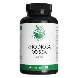 Green Naturals Rhodiola Rosea 500 mg suurtes annustes kapslid, 120 tk