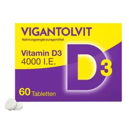 Vigantolvit 4000 IU D3-vitamiini tabletid, 60 tk
