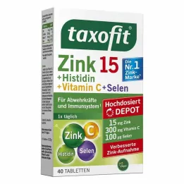Taxofit Tsink + Histidiin + Seleen Depo tabletid, 40 tk