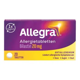 Allegra allergia tabletid 20 mg tabletid, 20 tk