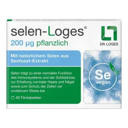 Selenium-Loges 200 µg taimsed õhukese polümeerikattega tabletid, 60 tk