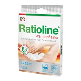 Ratioline soojusplaastrid kael / õlg 9x29 cm, 3 tk