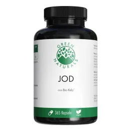 Green Naturals Jood orgaanilisest pruunvetikast 200 µg kapslid, 365 tk