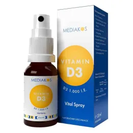 D3-vitamiin 1000 RÜ Mediakos Vital Spray, 20 ml
