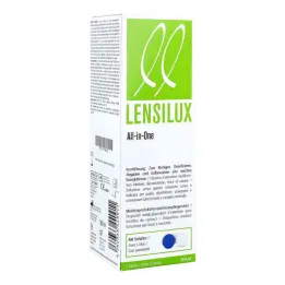 Lensilux All in One kombineeritud lahus + konteiner valgetele kontaktidele, 360 ml