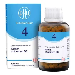 DHU Schüßleri sool nr 4 kaaliumkloraat D6 tabletid, 900 tk