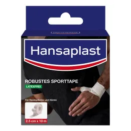Hansaplast robustne sporditeip 2,5 cmx10 m valge, 1 tk