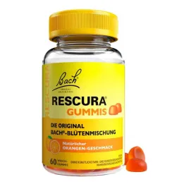 Bachi lilled Original Rescura Gummies Orange, 60 tk