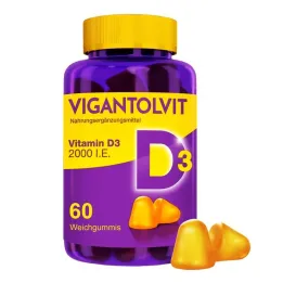 VIGANTOLVIT 2000 I.U. D3-vitamiini pehmed kummid, 60 tk