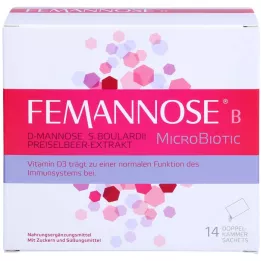 FEMANNOSE B Mikrobiootilised graanulid, 14 tk