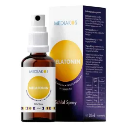 MELATONIN ASHWAGANDHA Mediakos Sleep Spray vegan 20 ml sprei, 20 ml