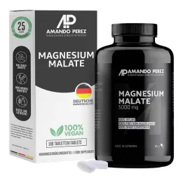 Magnesium Malate 3000 mg vegan tabletid, 180 tk