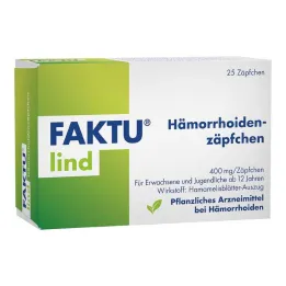 FAKTU Lindi nõiapuuga hemorroidküünlad, 25 tk