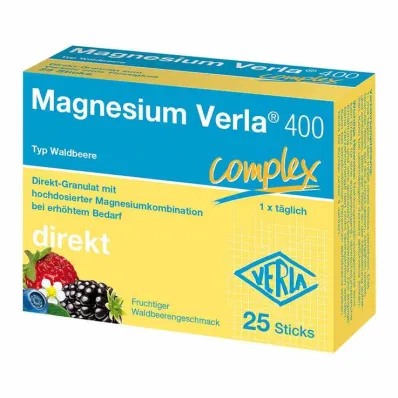 Magnesium Verla 400 Wild Berry Direct Graanulid, 25 tk