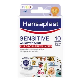 Hansaplast Kids kipsi ribad tundlikud 6x7 cm, 10 tk