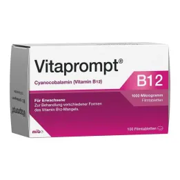 VITAprompt B12 1000 mikrogrammi õhukese polümeerikattega tabletid, 100 tabletti