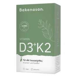 Bakanasan Vitamiin D3 + K2 kapslid, 60 tk