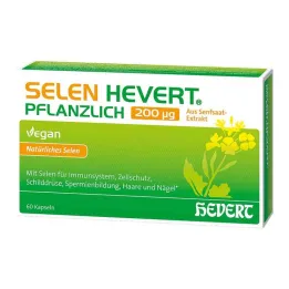 Selenium Hevert taimepõhised 200 µg kapslid, 60 tk