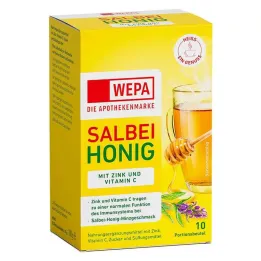 Wepa salvei + mesi + C-vitamiin + tsingipulber, 10X10 g