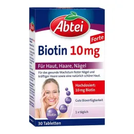 Abbey Biotin 10 mg tabletid, 30 tk