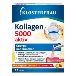 Klosterfrau Collagen 5000 aktiivsed granulaatpulgad, 20 tk