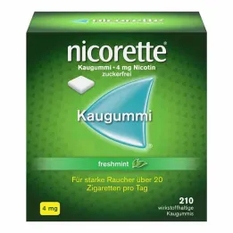 nicorette® närimiskumm värske piparmünt, 4 mg nikotiini, 210 tk