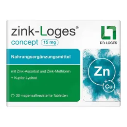 Zinc-Loges concept 15 mg gastroresistentsed tabletid, 30 tk