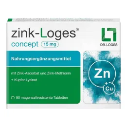 Zinc-Loges kontsept 15 mg enterokindlad tabletid, 90 tk