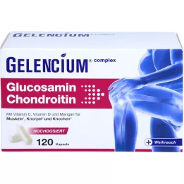 GELENCIUM Glükoosamiini kondroitiini suurte annustega C-vitamiini korgid, 120 tk